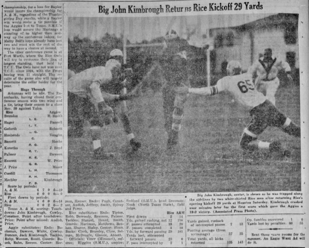 The Eagle Archives: November 20, 1939